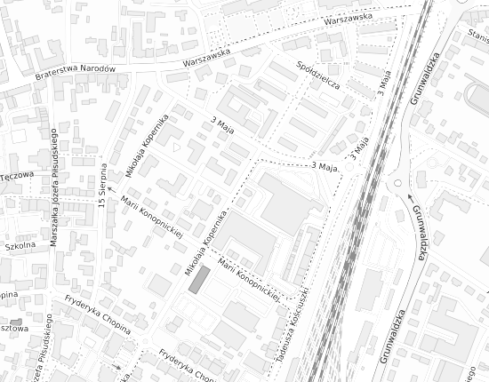 Mapa z adresem organizacji