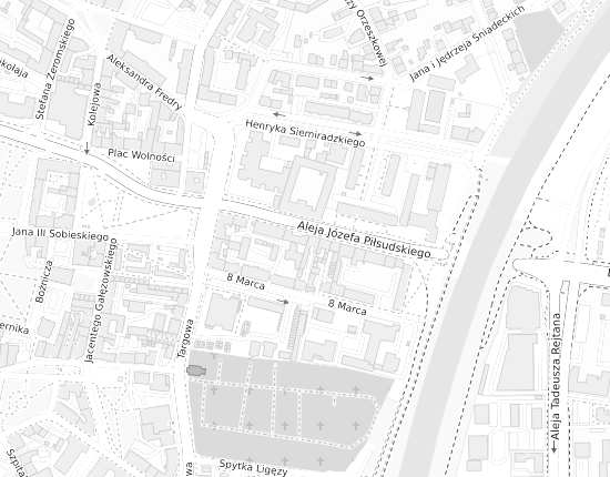Mapa z adresem organizacji
