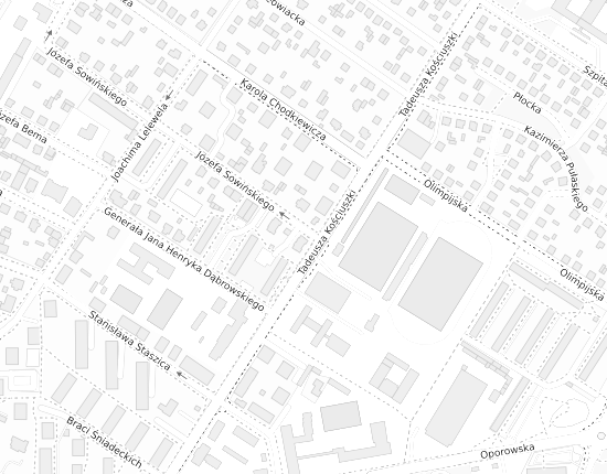 Mapa z adresem organizacji