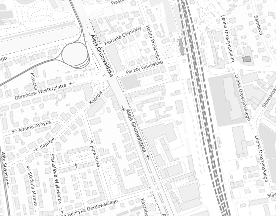 Mapa z adresem organizacji