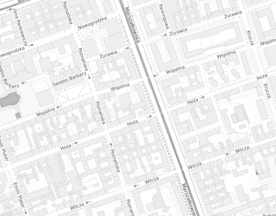 Mapa z adresem organizacji