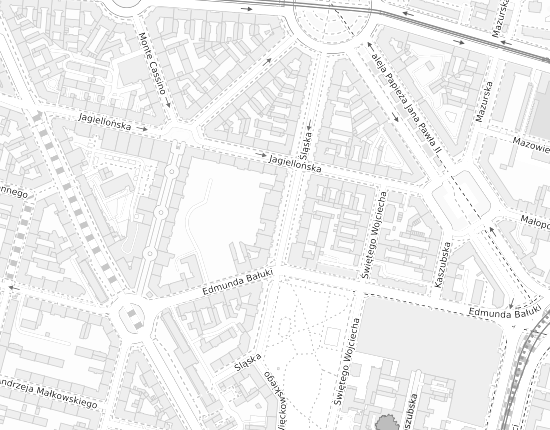 Mapa z adresem organizacji