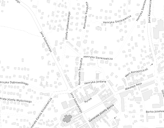 Mapa z adresem organizacji