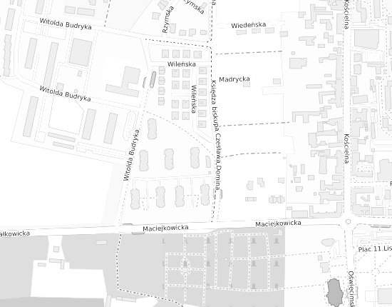 Mapa z adresem organizacji