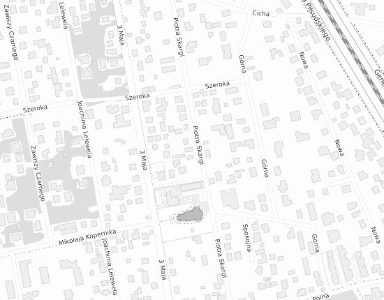 Mapa z adresem organizacji