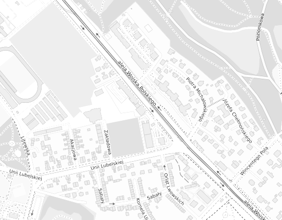 Mapa z adresem organizacji