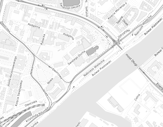 Mapa z adresem organizacji