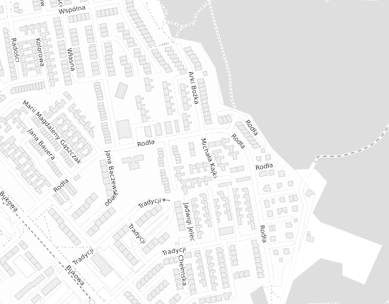 Mapa z adresem organizacji