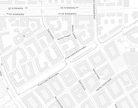 Mapa z adresem organizacji
