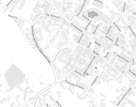 Mapa z adresem organizacji