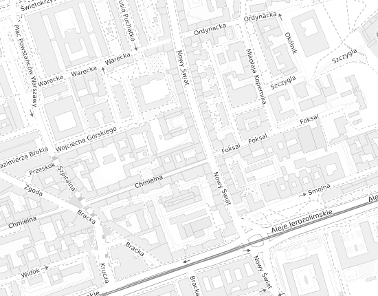 Mapa z adresem organizacji