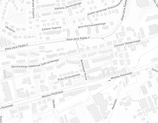 Mapa z adresem organizacji