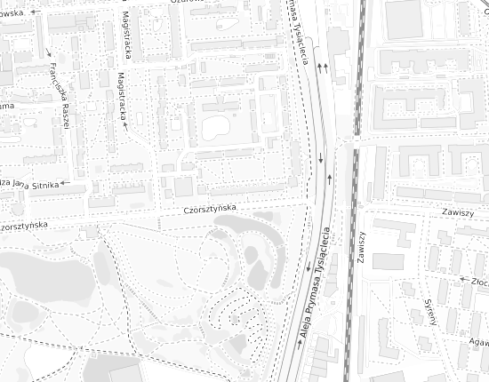 Mapa z adresem organizacji