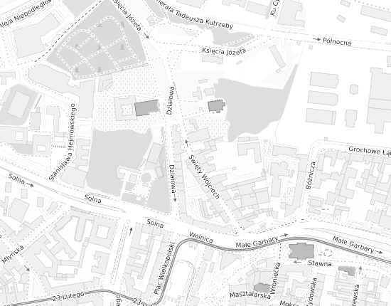 Mapa z adresem organizacji
