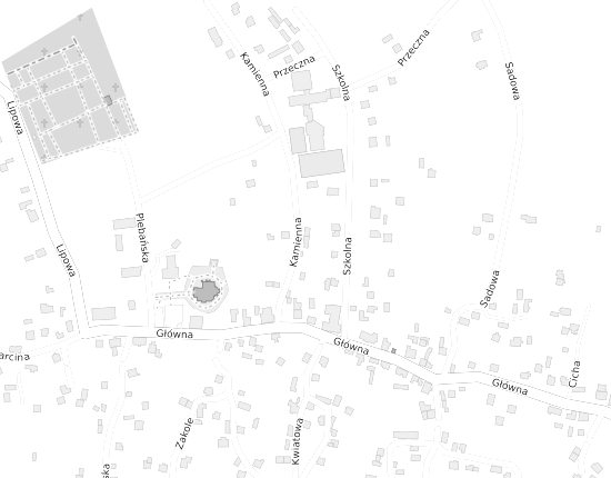 Mapa z adresem organizacji