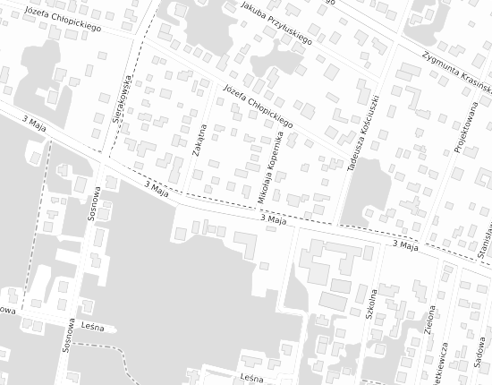 Mapa z adresem organizacji