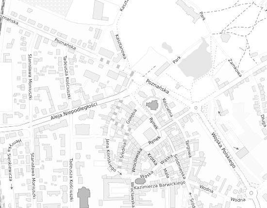 Mapa z adresem organizacji