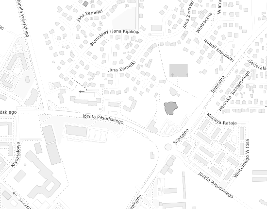 Mapa z adresem organizacji