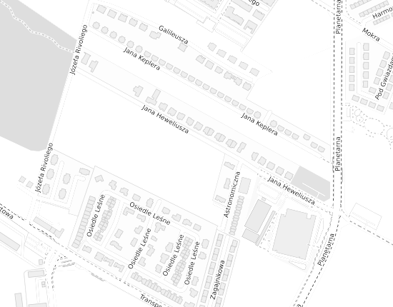 Mapa z adresem organizacji