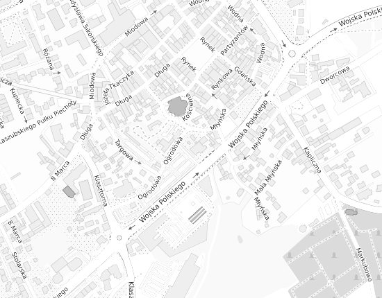 Mapa z adresem organizacji