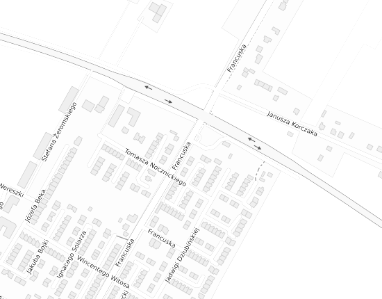 Mapa z adresem organizacji