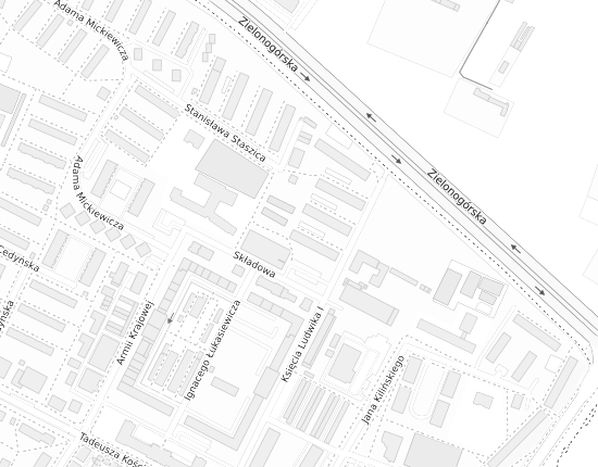 Mapa z adresem organizacji