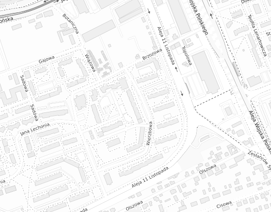 Mapa z adresem organizacji