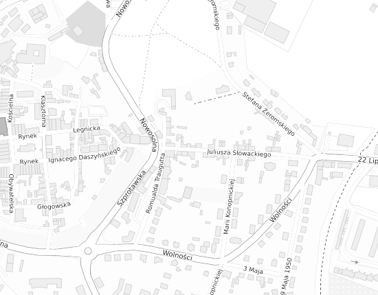 Mapa z adresem organizacji