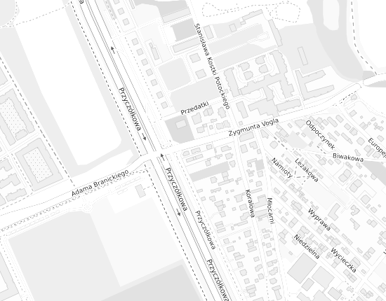 Mapa z adresem organizacji