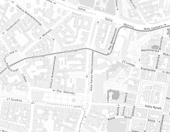 Mapa z adresem organizacji