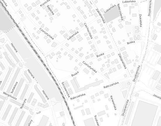 Mapa z adresem organizacji