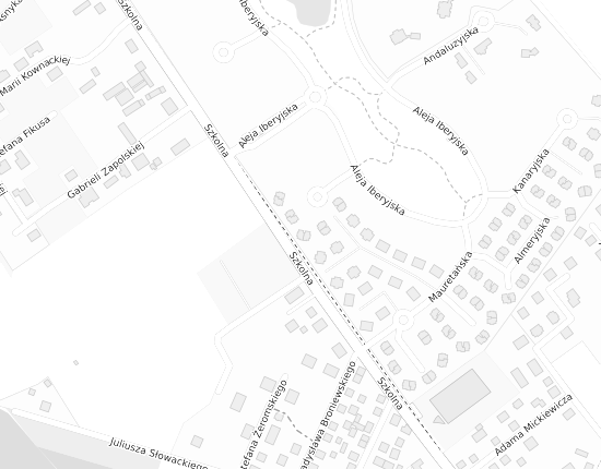 Mapa z adresem organizacji