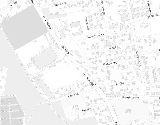 Mapa z adresem organizacji