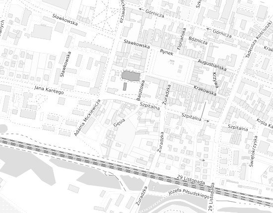 Mapa z adresem organizacji