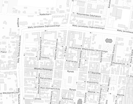 Mapa z adresem organizacji