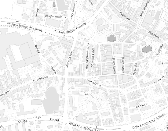 Mapa z adresem organizacji