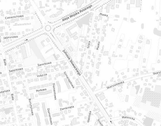 Mapa z adresem organizacji