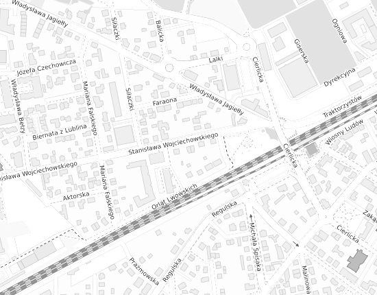 Mapa z adresem organizacji
