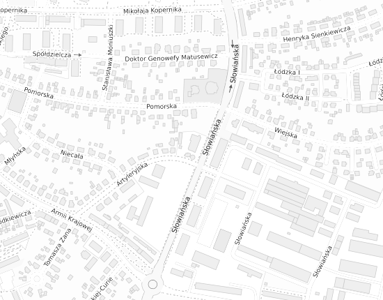 Mapa z adresem organizacji