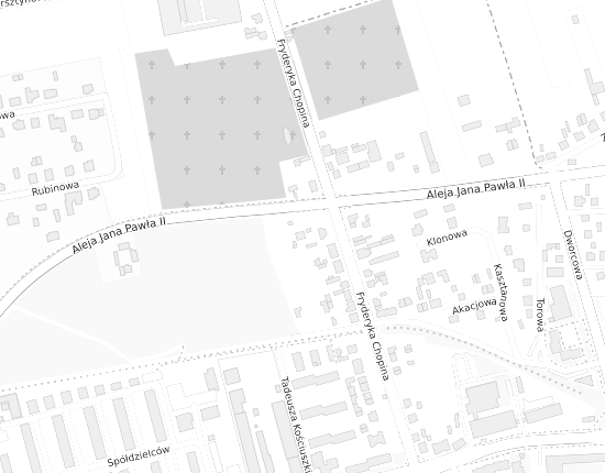 Mapa z adresem organizacji