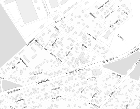 Mapa z adresem organizacji