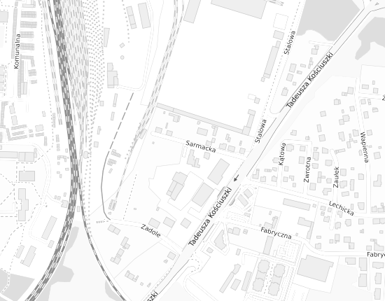 Mapa z adresem organizacji