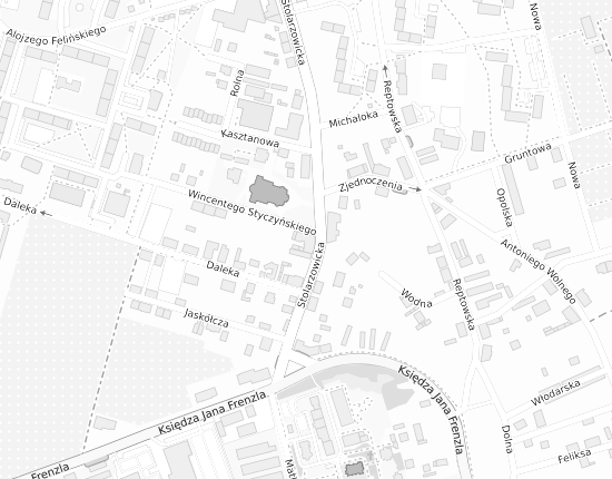 Mapa z adresem organizacji