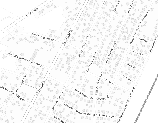 Mapa z adresem organizacji