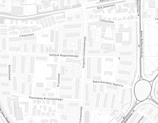 Mapa z adresem organizacji