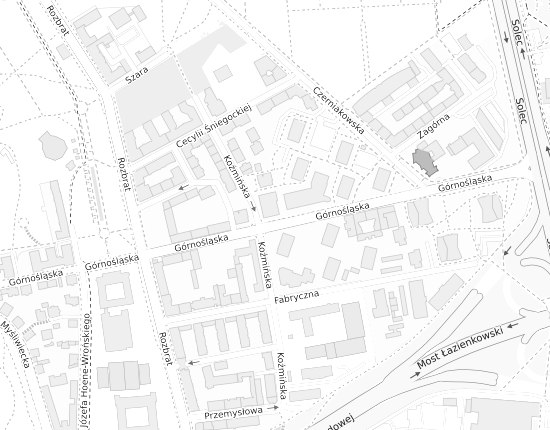 Mapa z adresem organizacji