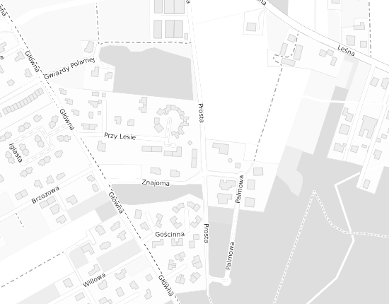Mapa z adresem organizacji