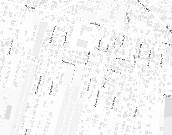 Mapa z adresem organizacji