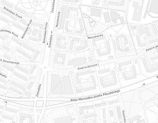 Mapa z adresem organizacji