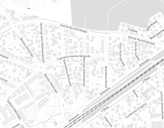 Mapa z adresem organizacji